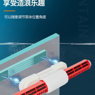 恒笙迅拓 超静音造浪泵 淡海水直流变频鱼缸吹粪环流造浪泵冲浪泵