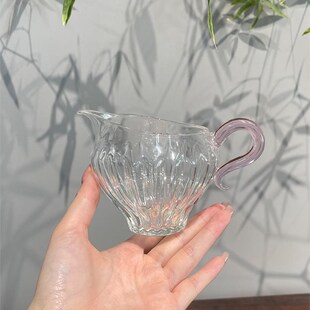 惊蛰 东篱玻璃公道杯耐热高硼硅公杯透明功夫茶具茶海分茶器配件