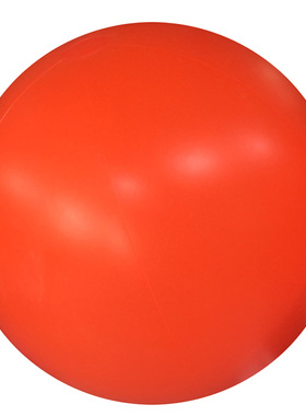 pvc充气球沙滩球圆球气橘色绿色哑光气球塑料球大巨型气球玩具道