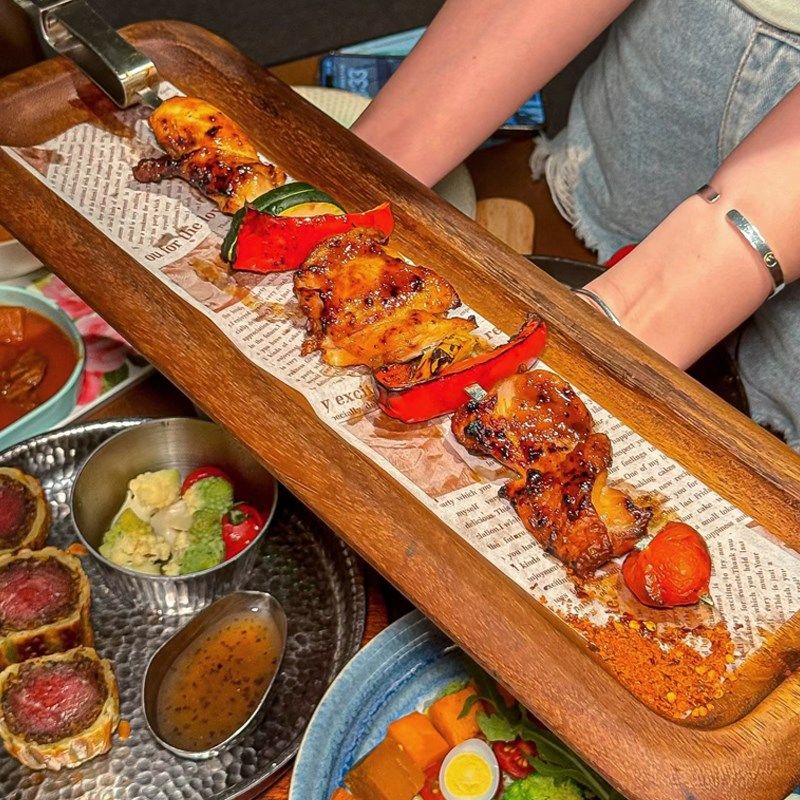 长条形融合料理餐吧木托盘牛排烤肉店意式餐厅木制餐具cheese拼盘,餐饮具,盘,淘宝优惠券,粉丝福利购,淘宝优惠卷