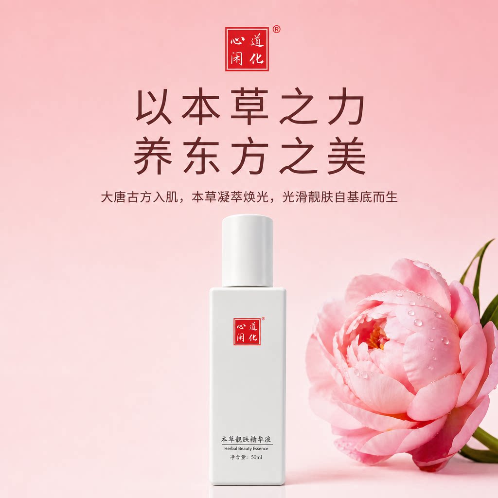 道化心闲本草靓肤精华液