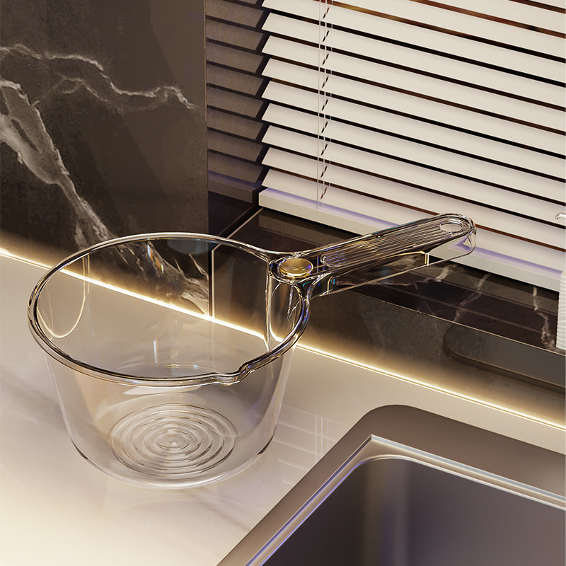 水勺家用厨房洗菜塑料舀水漂流打水仗洗澡洗头轻奢透明长柄浇水瓢,厨房/烹饪用具,水舀/水瓢,淘宝优惠券,粉丝福利购,淘宝优惠卷