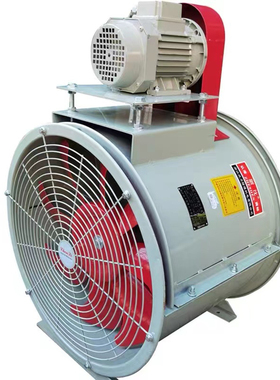 KT40外置电机轴流风机防爆耐高温喷漆房专用管道水帘工业风机排尘