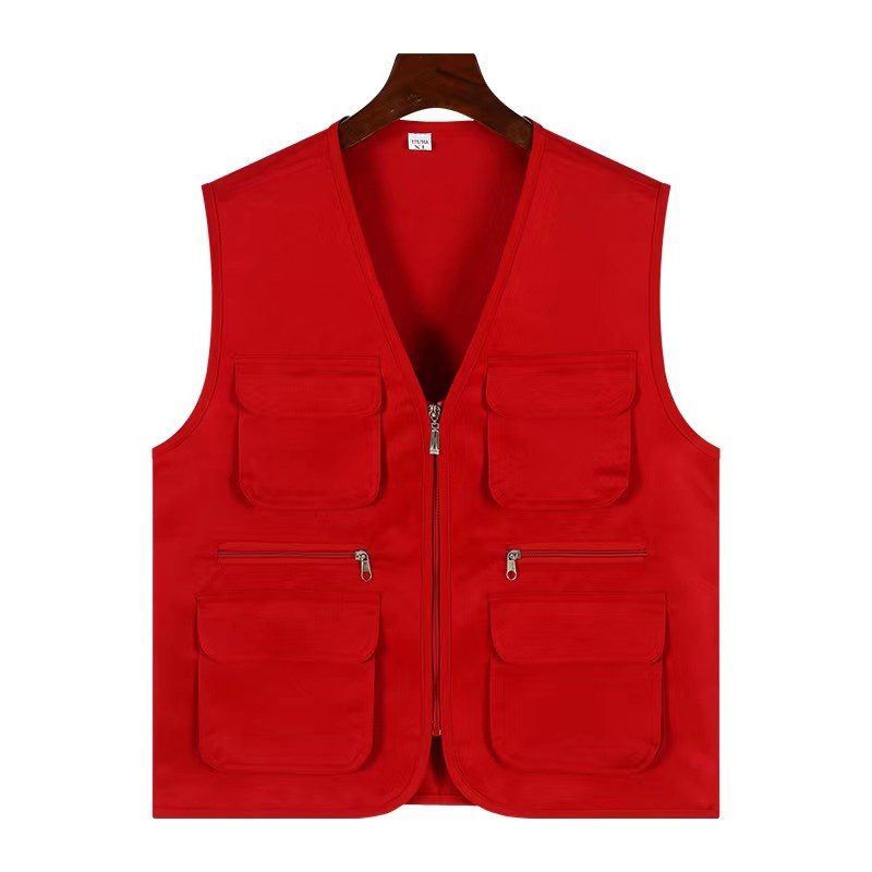 多口袋工作服马甲定制志愿者社区网格员物业反光背心订做印字logo,男装,常规马甲,淘宝优惠券,粉丝福利购,淘宝优惠卷