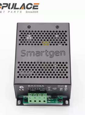 众智BAC06A12V/24V蓄电池充电器柴油发电机组电瓶浮充器SmartGen