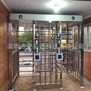 立式辊闸机成品防尾随人行闸工地工厂员工通道不锈钢全高旋转栅门