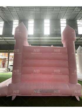 婚礼城堡户外白色婚礼蹦床跳床婚庆室外求婚生日派对欧式充气城堡