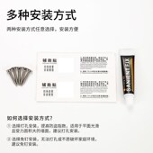 免打孔插销门栓推拉反锁扣卫生间室内老式 移门防盗大门内 卡扣明装