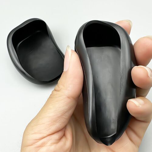 黑色软胶染发耳罩美发专用挂耳盖焗油耳朵保护套护理遮耳套软加厚