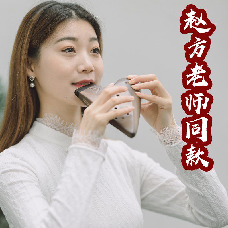 风雅陶笛 赵方陶笛三管AG陶笛 专业演奏级熏烧中音G调三管陶笛