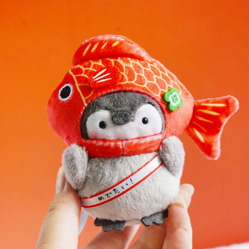 正能量小企鹅挂件毛绒公仔可爱招财好运锦鲤钥匙扣书包挂情侣礼物,节庆用品/礼品,钥匙扣,淘宝优惠券,粉丝福利购,淘宝优惠卷