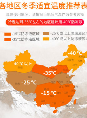 江淮骏铃v6 v5帅铃和悦b15 rs货车汽车防冻液红色绿色四季通用