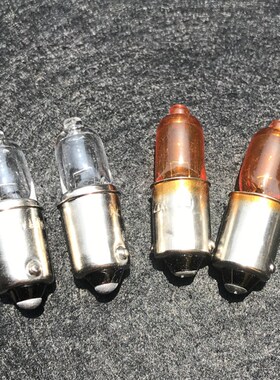 宝马车系汽车灯泡H10W 12V BA9S H10W  琥珀色 透明 21w 10w