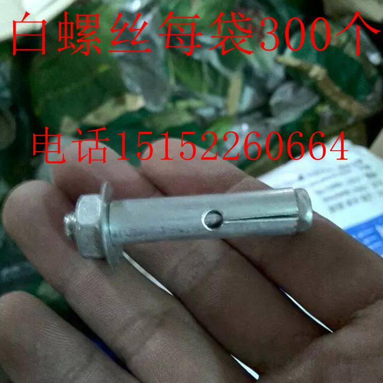 黑色膨胀螺丝 小白袋膨胀螺丝 袋装膨胀螺丝 油螺丝 230个装 6个M