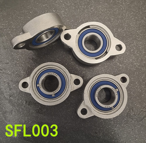 菱形SFL000 001 002 003 004 005 006带注油孔304不锈钢带座轴承