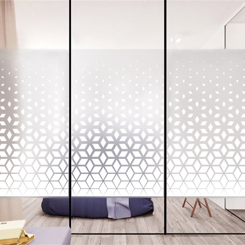 定制办公室公司商场隔断推拉门时尚渐变几何装饰透明静电玻璃贴膜,家居饰品,玻璃膜/贴,淘宝优惠券,粉丝福利购,淘宝优惠卷