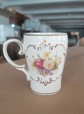 欧式陶瓷浴室用品洗漱杯牙刷漱口杯马克情侣杯刷牙杯子牙桶牙缸
