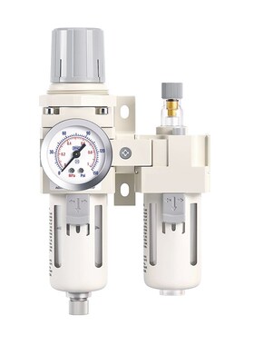 AC2010-02气动气泵二联件空气调压油水分离器过滤器3010-03D/4010