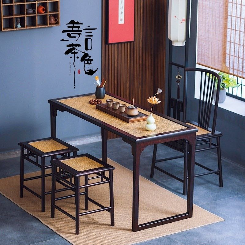 新中式席面小户型茶桌椅组合几桌办公室客厅阳台家用书法餐泡茶桌,住宅家具,家用茶台/茶桌,淘宝优惠券,粉丝福利购,淘宝优惠卷