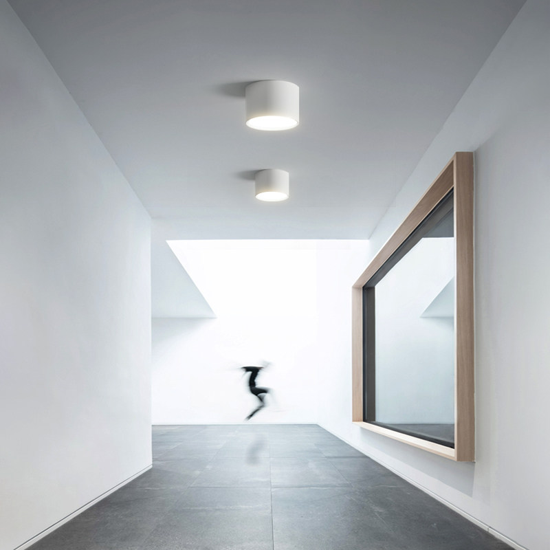 新款led明装圆形筒灯简约入户门厅走廊过道阳台储物衣帽间吸顶灯,家装灯饰光源,明装筒灯,淘宝优惠券,粉丝福利购,淘宝优惠卷