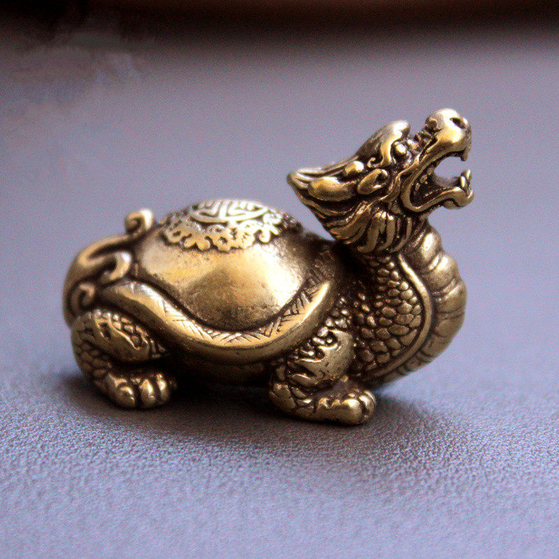 纯黄铜龙龟办公室书房桌面摆件手把件龙头龟铜器茶宠创意工艺礼品,家居饰品,装饰摆件,淘宝优惠券,粉丝福利购,淘宝优惠卷