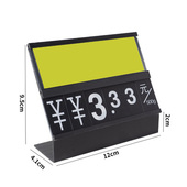 鱼缸挂牌超市生鲜标价牌水果蔬价格牌挂式 可擦写海鲜池展示牌防水