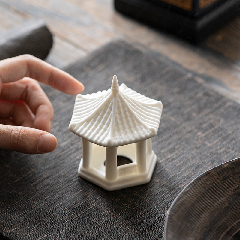 德化陶瓷花艺摆件枯山水沙盘鱼缸流水造景古建筑物凉亭装饰品配件,家居饰品,装饰摆件,淘宝优惠券,粉丝福利购,淘宝优惠卷