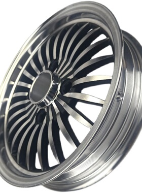 电动三轮车钢圈 鼓刹12寸 碟刹前轮 300-10四轮铝圈R12铝合金后轮