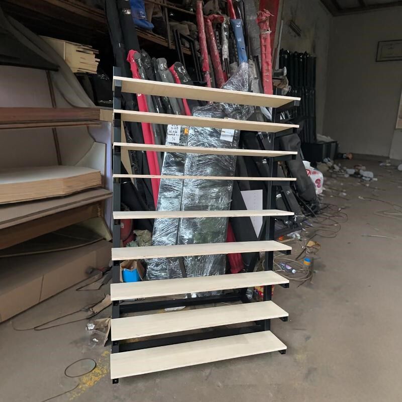 圆管材墙纸卷纸样品展示架线条纸筒汽车膜窗帘杆罗马杆展架置物架