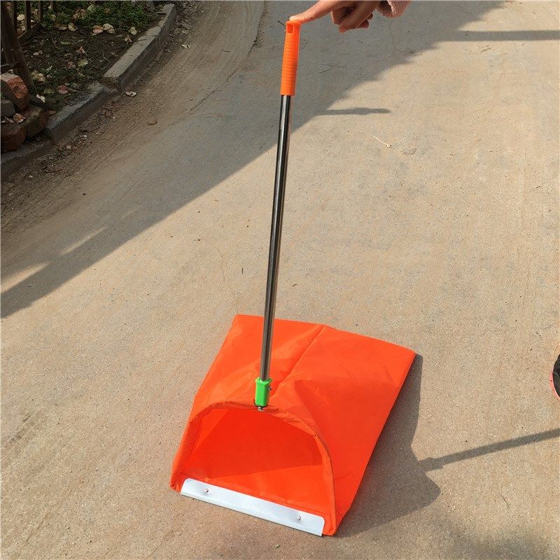 加厚防风簸箕垃圾兜大号不锈钢杆垃圾布兜便携收集袋垃圾铲畚箕,家庭/个人清洁工具,簸箕,淘宝优惠券,粉丝福利购,淘宝优惠卷