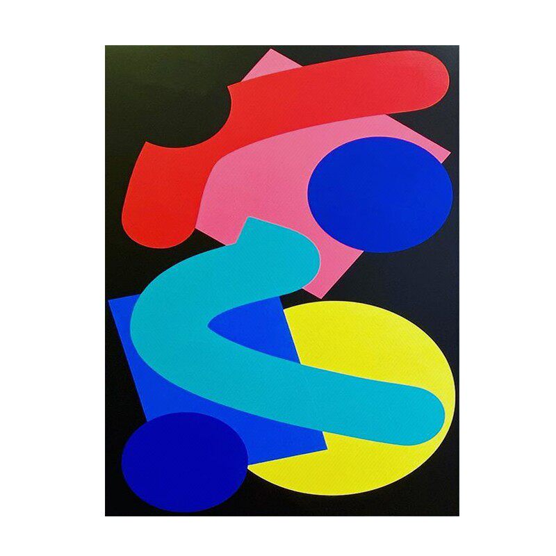趣味抽象客厅装饰画创意艺术工作室走廊挂画个性小众卧室背景墙画