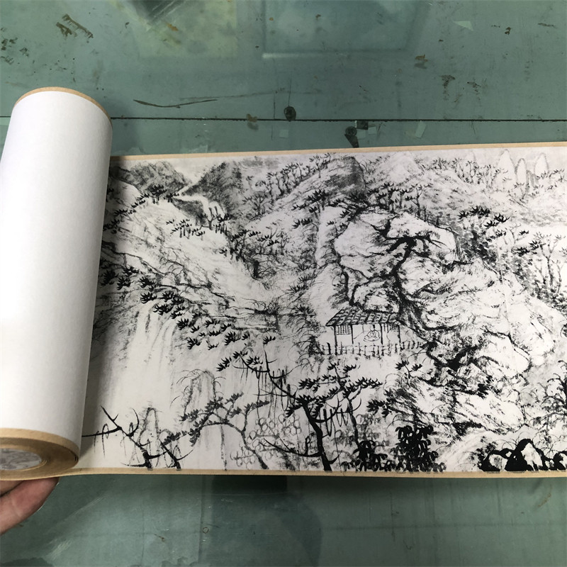 清四僧石涛 江山胜揽图 古代高清名画山水国画微喷复制装饰画临摹,家居饰品,国画,淘宝优惠券,粉丝福利购,淘宝优惠卷