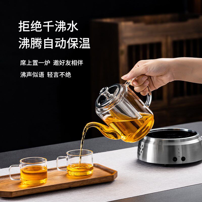 迷你电陶炉不挑壶西北罐罐茶煮茶炉子烤茶炉陶罐铜罐玻璃壶加热炉