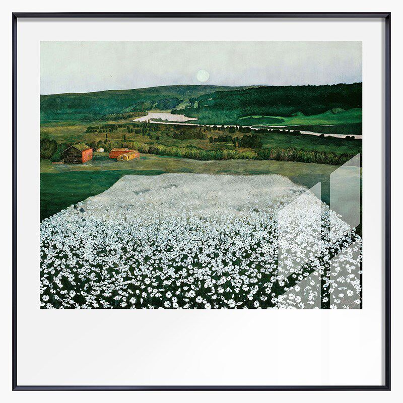 北欧小清新田园风格装饰画民宿床头客厅墙面挂画卧室餐厅风景壁画