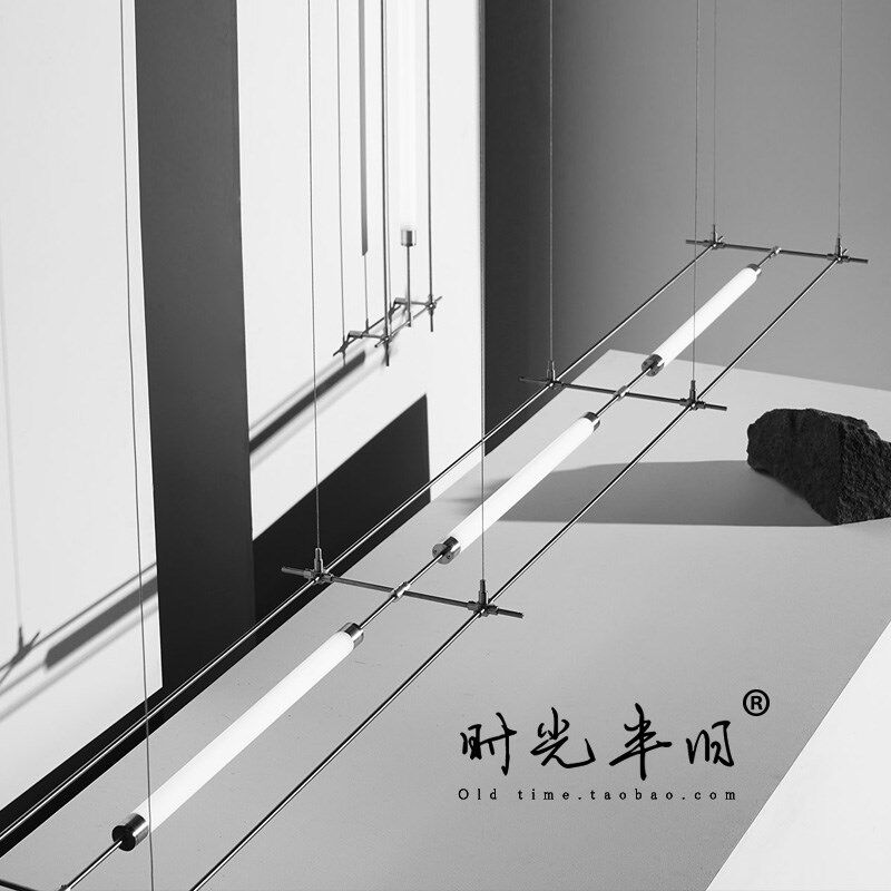 蔡烈超设计师创意艺术餐厅吊灯极简工作室书房收银前台吧台马扎灯