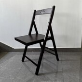 大号笑脸折叠椅子靠背椅竹椅家用户外阳台野餐露营简易客厅便携式