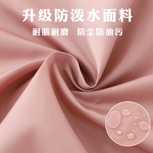 春秋长袖防污耐磨罩衣定制围裙厨房家用外套餐饮工作服女简约大褂