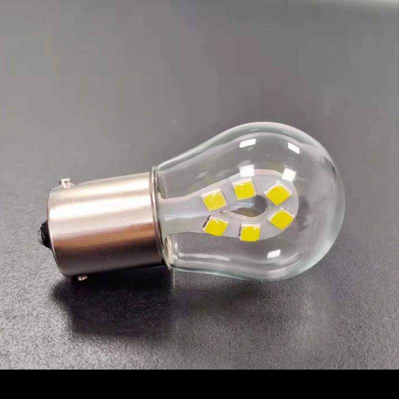 2023款全新汽车LED高亮刹车灯倒车灯1156/1157汽车尾灯P21W