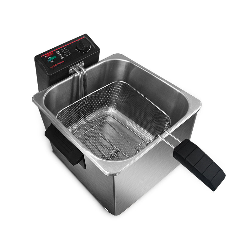 电炸锅商用大容量炸炉8升单缸炸炉炸鸡汉堡店炸薯条炸炉炸油条机