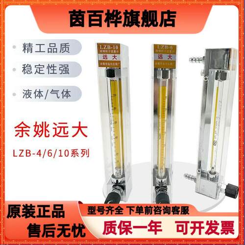 余姚振兴LZB-4 6 10气体液体水玻璃转子浮子流量计气体流量计