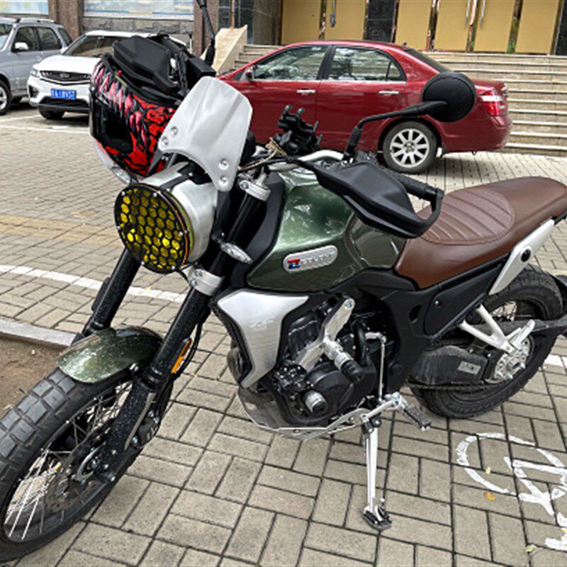 适用于凯越500F前挡风/风挡 珠峰400改装挡风玻璃/导流罩玻板
