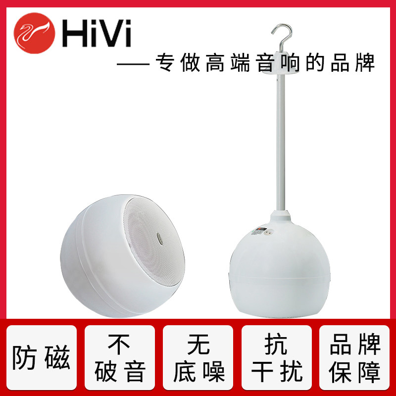 Hivi/惠威 TW103惠威吊球音响天花球形背景音乐餐厅咖啡厅喇叭