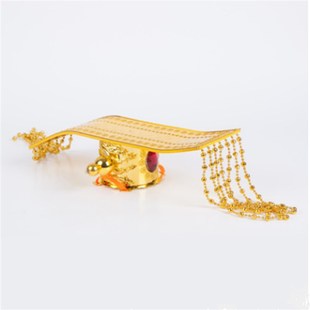 古代皇帝帽子平顶头冠影视帽子玉皇大帝秦始皇帽垂帝拍照表演帽子