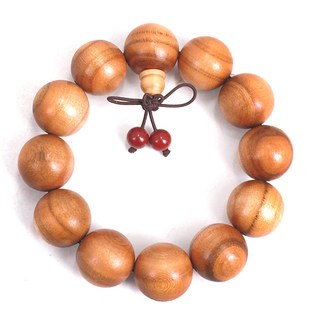 正宗纯桃木手串男女原木佛珠念珠老桃木精品朱砂随身天然手链手镯