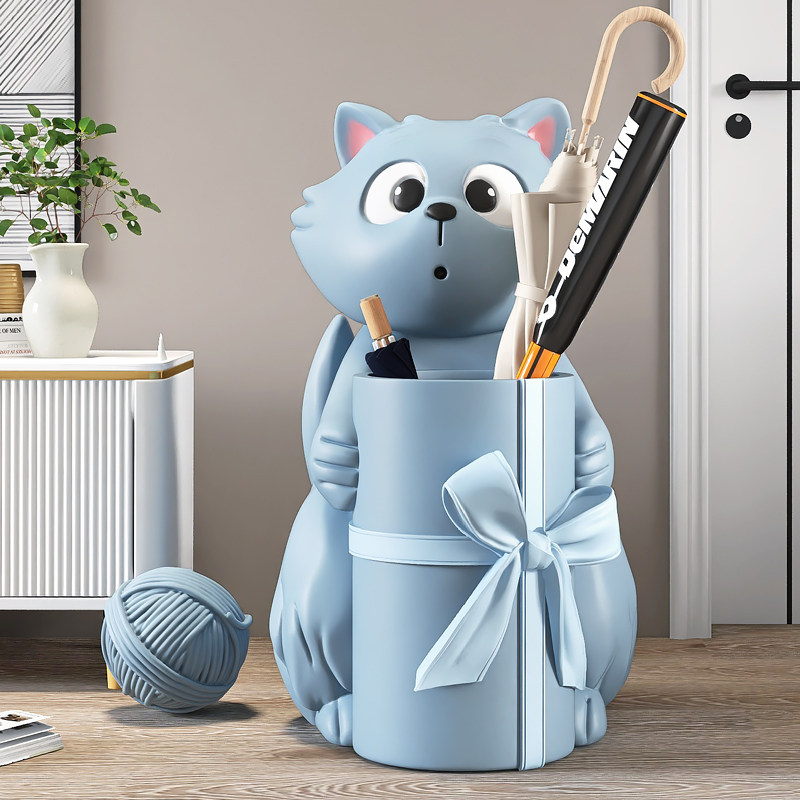 猫咪客厅落地摆件家居饰品大型轻奢收纳盒电视柜装饰乔迁开业礼物