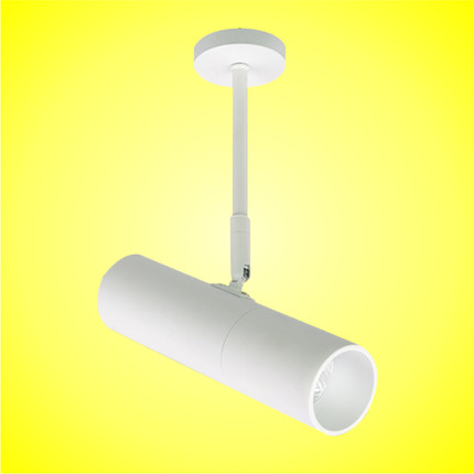 长杆轨道射灯led 明装天花灯导轨道灯吸顶客厅电视背景墙聚光北欧