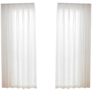 北欧风格鱼骨纱白纱窗帘纱帘客厅卧室飘窗阳台纱半遮光透光窗纱帘