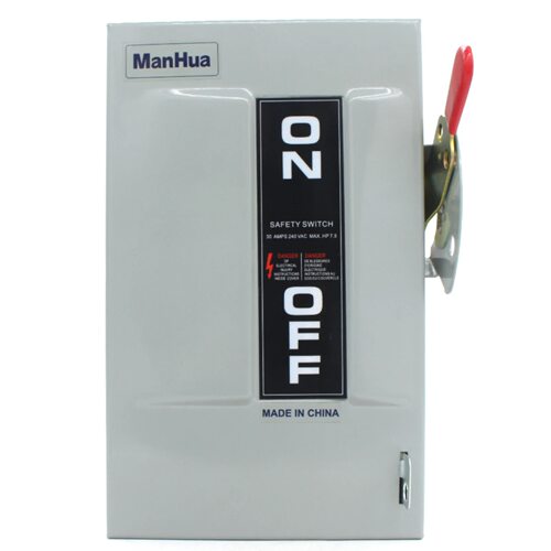 ManHua MHS1-30T 户内 熔断器保护 重型安全开关250V/30A/60A