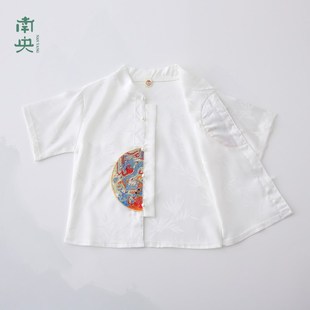 马面裙男童汉服夏季套装儿童唐装明制古装男孩中国风表演服新中式