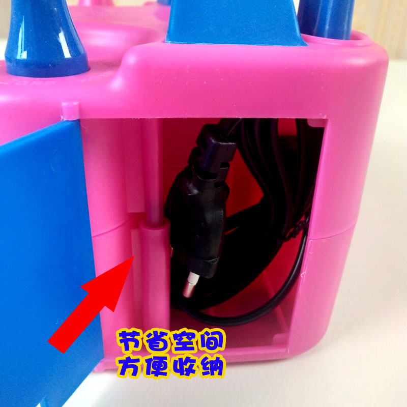 电动打气筒吹气球充气机专用小气泵微商地推便携吹气球工具神器